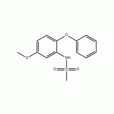 N-5-甲氧基-2-苯氧基苯基甲磺酰胺123664-84-6
